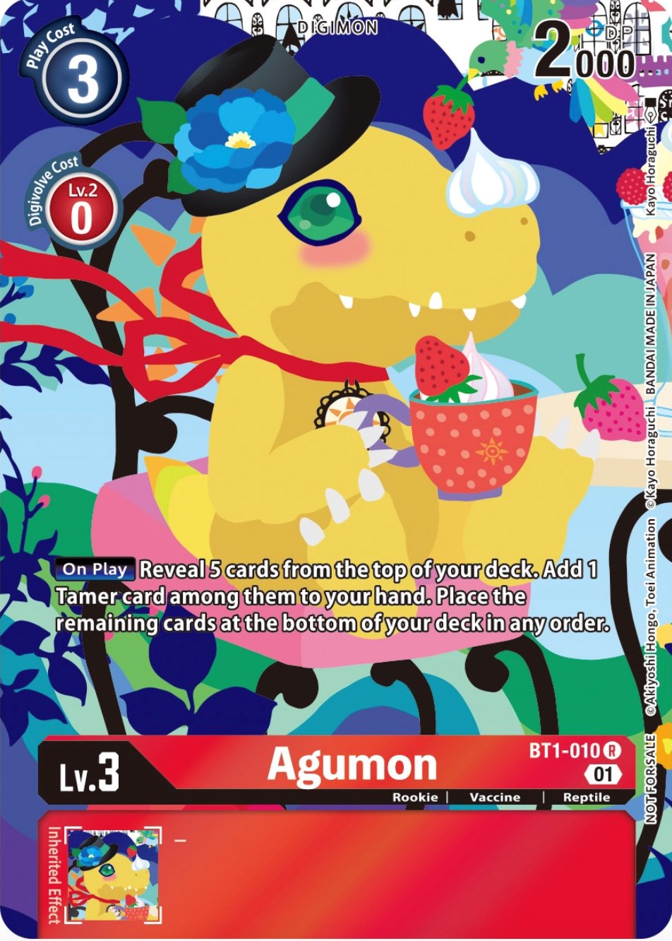 Agumon [BT1-010] (Tamer's Card Set 2 Floral Fun) [Release Special Boos