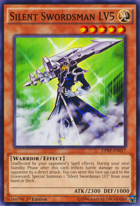 yugioh cinderella deck Silent Swordsman LV5 [DPRP-EN017] Common