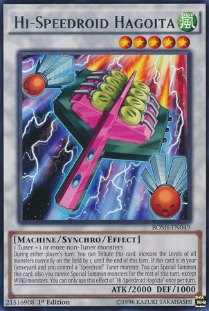 yugioh speedroid cards Hi-Speedroid Hagoita [BOSH-EN049] Rare