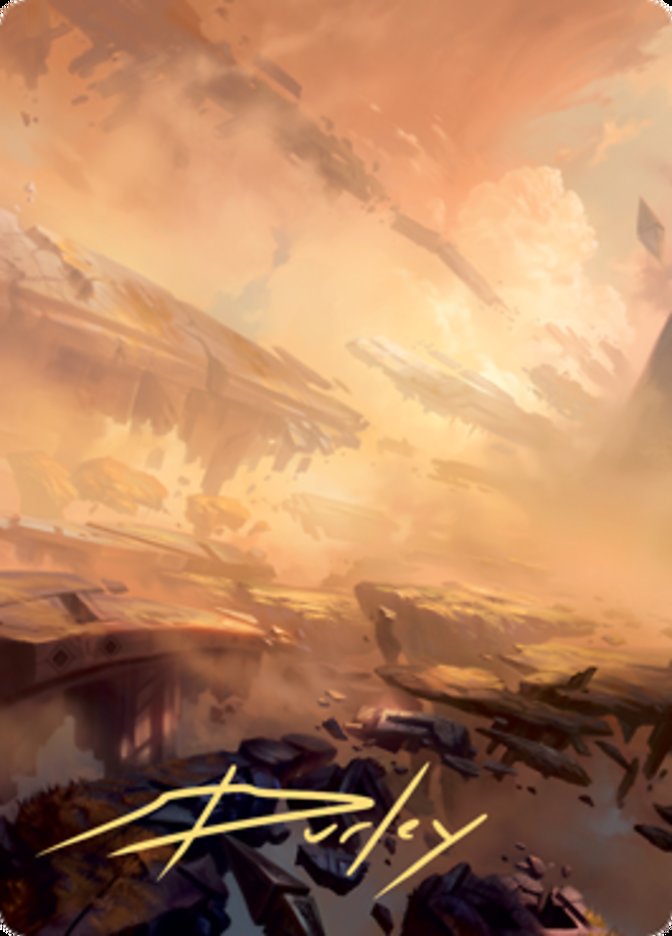 Plains 1 Art Card (Gold-Stamped Signature) [Zendikar Rising Art Series | Red Fox Gaming Plains 1 Art Card (Gold-Stamped Signature) [Zendikar Rising Art Series | Red Fox Gaming