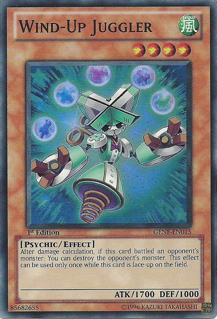 yugioh wind up cards YU-GI-OH! - Legendary Wind-Up Key (GENF-EN053) - Generation Force - 1st Edition This effect can only be activated once while this card is face Wind-Up Soldier - GENF-EN013 -