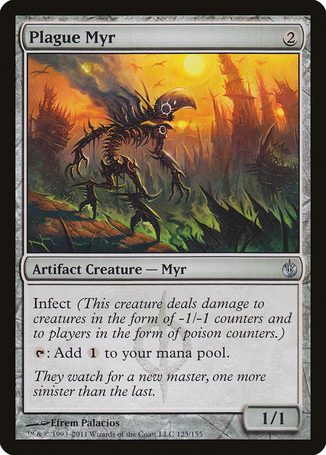 mtg mirrodin besieged cards Plague Myr [Mirrodin Besieged]