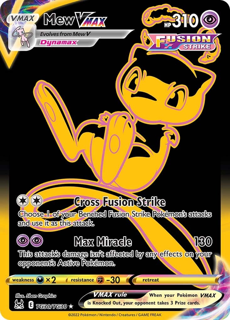 Mew VMAX (TG30/TG30) [Sword & Shield: Lost Origin] | Red Fox Gaming