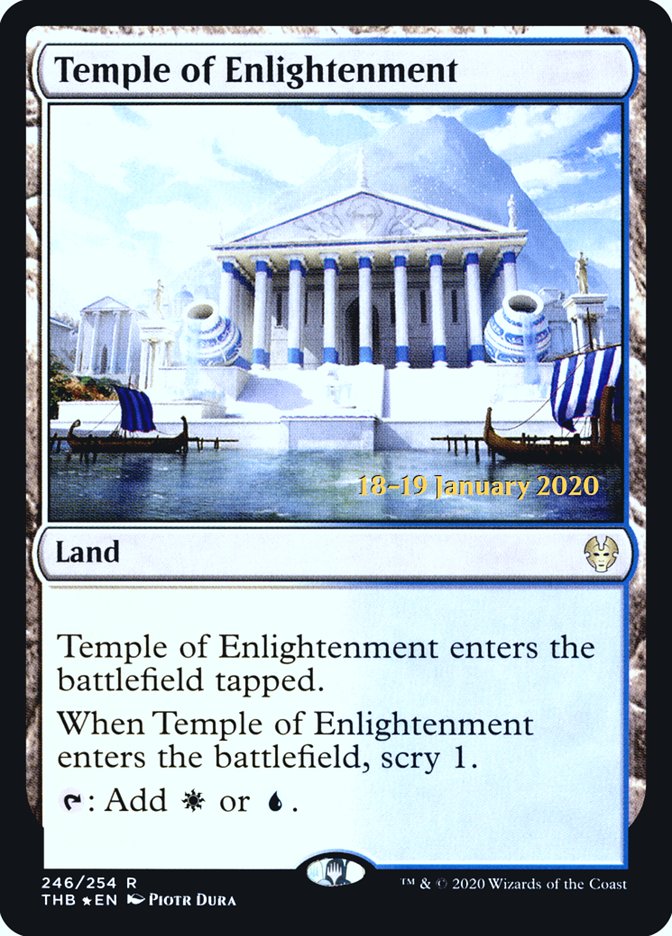 normal rare pokemon cards Temple of Enlightenment [Theros Beyond Death Prerelease Promos]