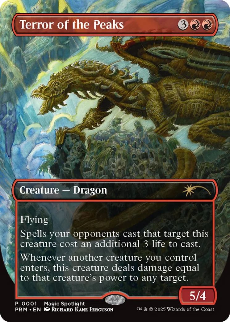 terror mtg card of the Peaks - Full Art Altered Art Custom Proxy Cards I will respond quickly and do everything I can to make your ordering experience as positive as possible Terror of the Peaks