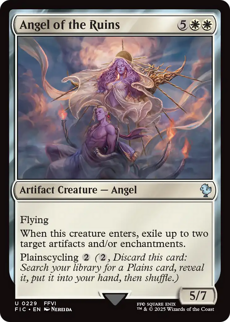 final fantasy collectors mtg Angel of the Ruins [FINAL FANTASY Commander]