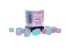 Gemini Gel Green-Pink/blue Luminary 12mm d6 Dice Block (36 dice)-3
