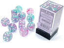 Nebula Wisteria/white Luminary 16mm d6 Dice Block (12 dice)-1