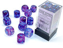Nebula Nocturnal/blue Luminary 16mm d6 Dice Block (12 dice)-1