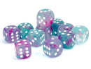 Nebula Wisteria/white Luminary 16mm d6 Dice Block (12 dice)-2