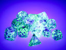 Nebula Oceanic/gold Luminary 16mm d6 Dice Block (12 dice)-3