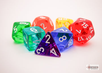 Prism Translucent GM & Beginner Player Polyhedral 7-Die Set - 0
