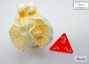 Translucent Mini-hedral Red/white 7-Die Set-3