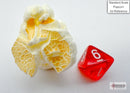 Translucent Mini-hedral Red/white 7-Die Set-5