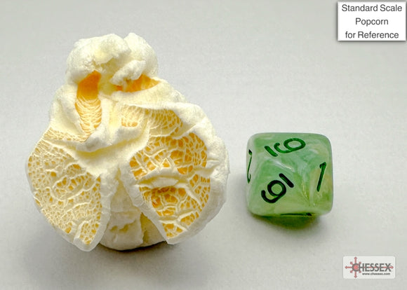 Marble Mini-hedral Green/dark green 7-Die Set