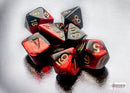 Gemini Mini-hedral Black-Red/gold 7-Die Set-1