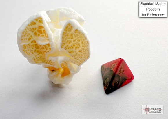 Gemini Mini-hedral Black-Red/gold 7-Die Set