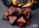 Speckled Silver Volcano Polyhedral 7-Dice Set-1
