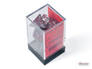 Speckled Silver Volcano Polyhedral 7-Dice Set-3