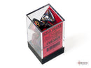 Gemini Black-Red/gold Polyhedral 7-Dice Set-3