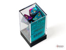 Gemini Purple-Teal/gold Polyhedral 7-Dice Set-3