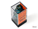 Nebula Oceanic/gold Luminary Polyhedral 7-Dice Set-3