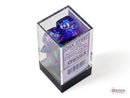 Nebula Nocturnal/blue Luminary Polyhedral 7-Dice Set-3