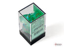 Borealis Light Green/gold Luminary Polyhedral 7-Dice Set-3