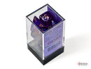 Borealis Royal Purple/gold Luminary Polyhedral 7-Dice Set-3
