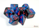 Gemini Black-Starlight/red Polyhedral 7-Dice Set-2