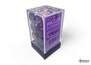 Gemini Black-Purple/gold 16mm d6 Dice Block (12 dice)-3