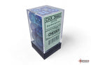 Gemini Blue-Blue/light blue Luminary 16mm d6 Dice Block (12 dice)-3
