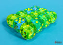 Gemini Translucent Green-Teal/yellow 16mm d6 Dice Block (12 dice)-3