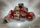 Borealis Cosmos/gold Polyhedral 7-Dice Set (with bonus die)-3
