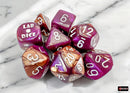 Gemini Copper-Purple/white Polyhedral 7-Dice Set (with bonus die)-1
