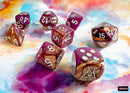 Gemini Copper-Purple/white Polyhedral 7-Dice Set (with bonus die)-4