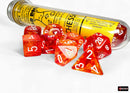 Nebula Molten/white Luminary™ Polyhedral 7-Dice Set (with bonus die)-3