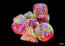 Nebula Molten/white Luminary™ Polyhedral 7-Dice Set (with bonus die)-5