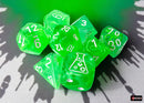 Nebula Gelatinous/white Polyhedral 7-Dice Set (with bonus die)-1
