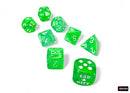 Nebula Gelatinous/white Polyhedral 7-Dice Set (with bonus die)-2