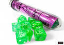 Nebula Gelatinous/white Polyhedral 7-Dice Set (with bonus die)-3