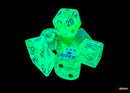 Nebula Gelatinous/white Polyhedral 7-Dice Set (with bonus die)-5