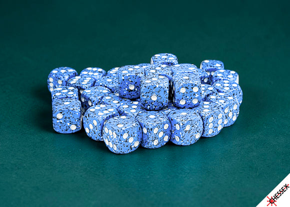 Speckled Ocean Stone 12mm d6 Dice Block (36 dice)