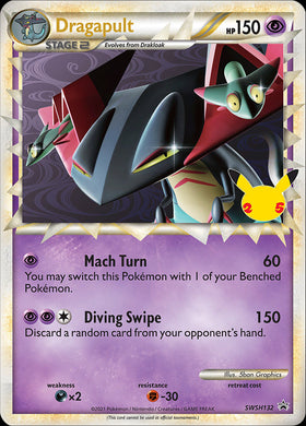 Dragapult (SWSH132) (Celebraciones) [Promociones de Sword &amp; Shield: Black Star] 