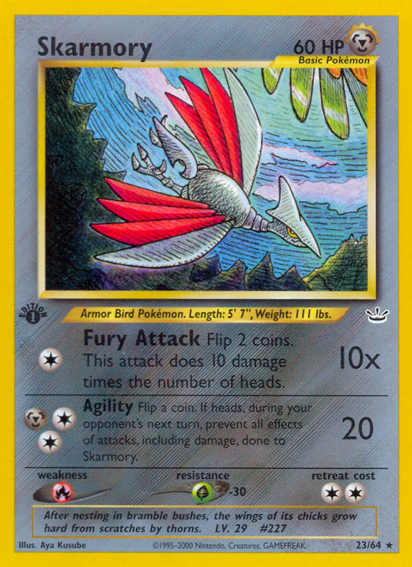 Skarmory (23/64) [Neo Revelation 1.ª edición] 