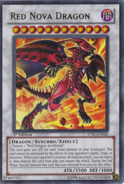 Dragón Nova Rojo [STBL-EN042] Ultra Raro 