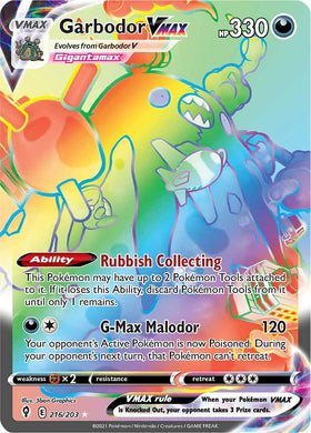 Garbodor VMAX (216/203) [Espada y escudo: Evolución de los cielos] 