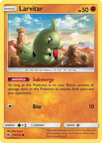 Larvitar (114/214) [Sol y Luna: Trueno Perdido] 