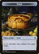 Rat // Food (15) Double-Sided Token [Throne of Eldraine Tokens]-2