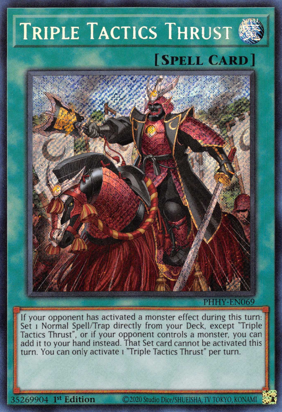 Triple Tactics Thrust [PHHY-EN069] Raro secreto 